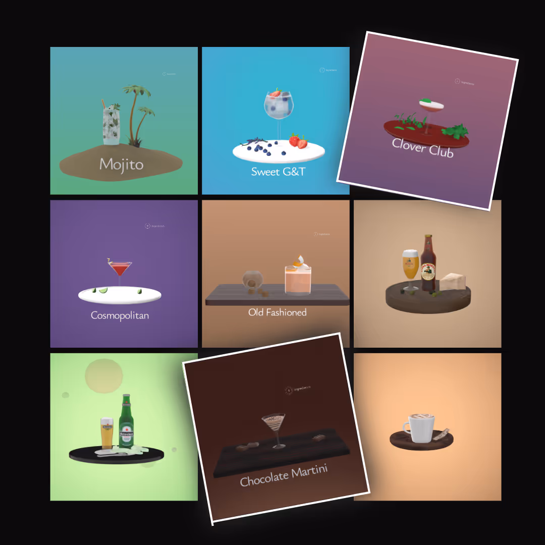XR Cocktail Menu